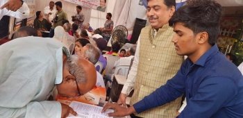 Eye Check-up Camp and distribution of eye-glasses