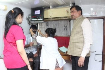 Eye Check-up Camp and distribution of eye-glasses