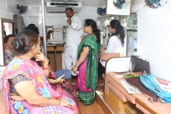 Eye Check-up Camp and distribution of eye-glasses